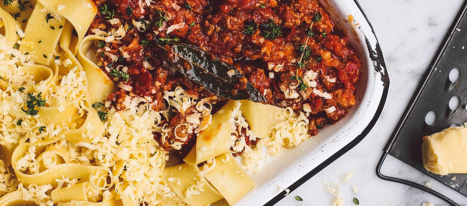 Pork ragu with pappardelle Pork ragu with pappardelle