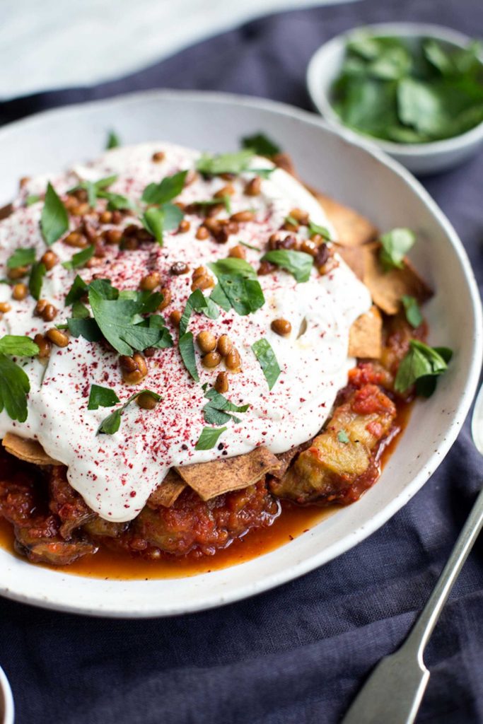 Eggplant Fatteh Eggplant Fatteh