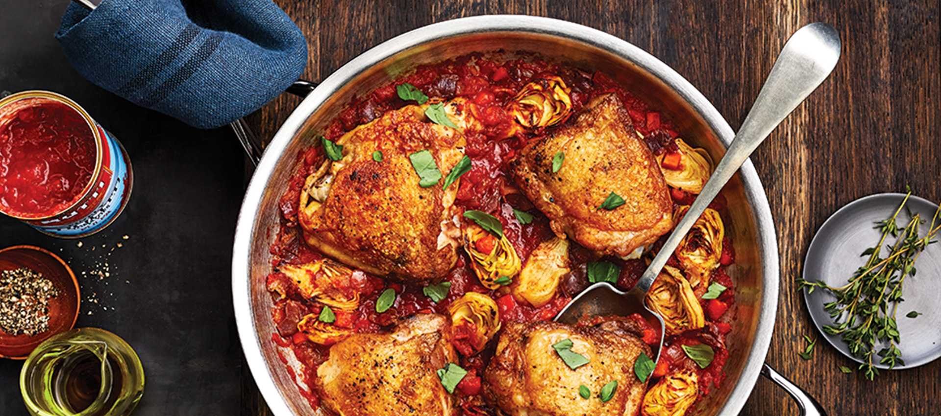 Chicken with Artichokes and Tomatoes Chicken with Artichokes and Tomatoes
