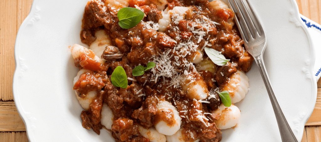 Gnocchi with beef Gnocchi with beef