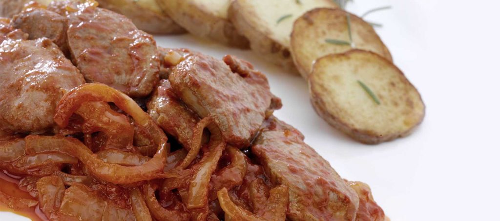 Calf liver recipe with Mutti double concentrated tomato paste Calf liver recipe with Mutti double concentrated tomato paste