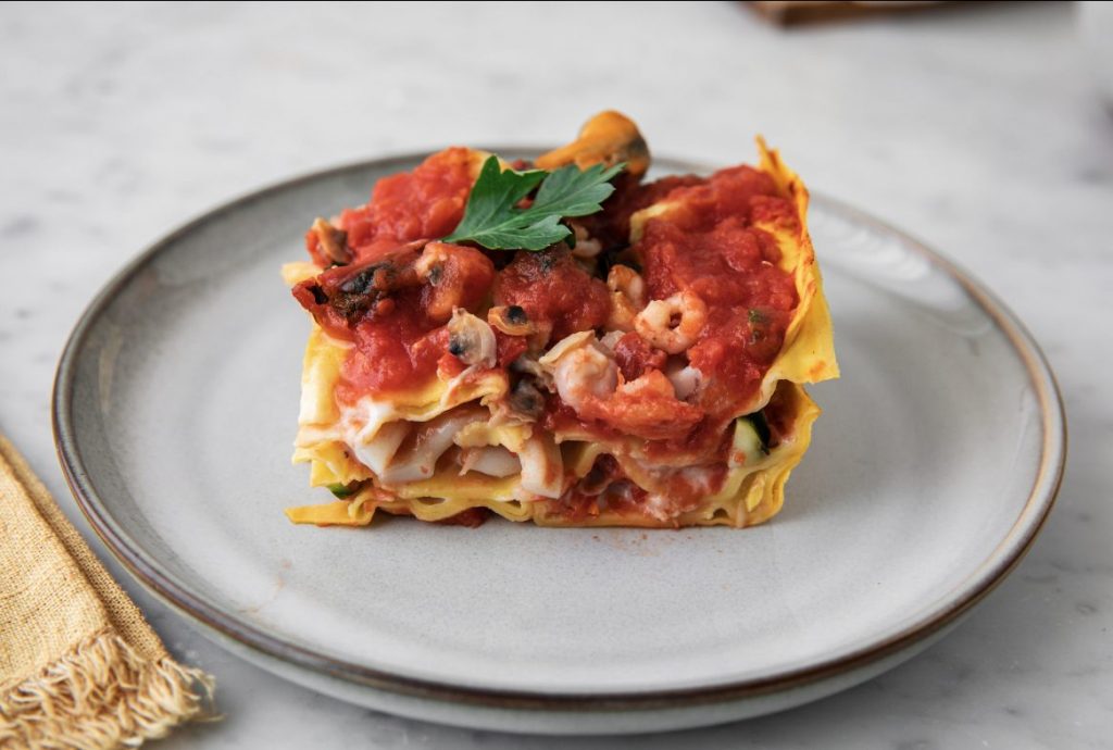 Seafood Lasagna Seafood Lasagna