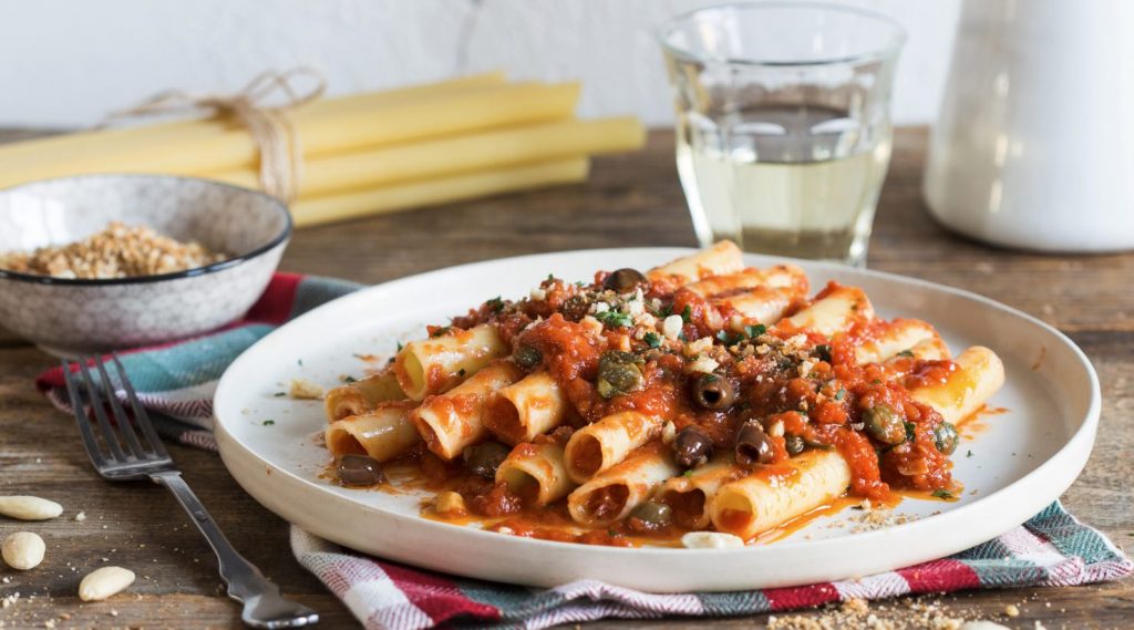 Mediterranean Ziti with anchovies Mediterranean Ziti with anchovies
