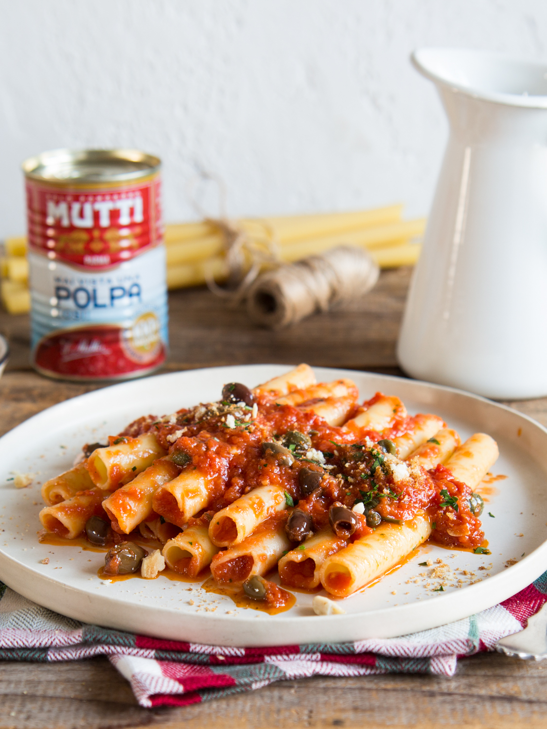 Mediterranean Ziti with anchovies Mediterranean Ziti with anchovies
