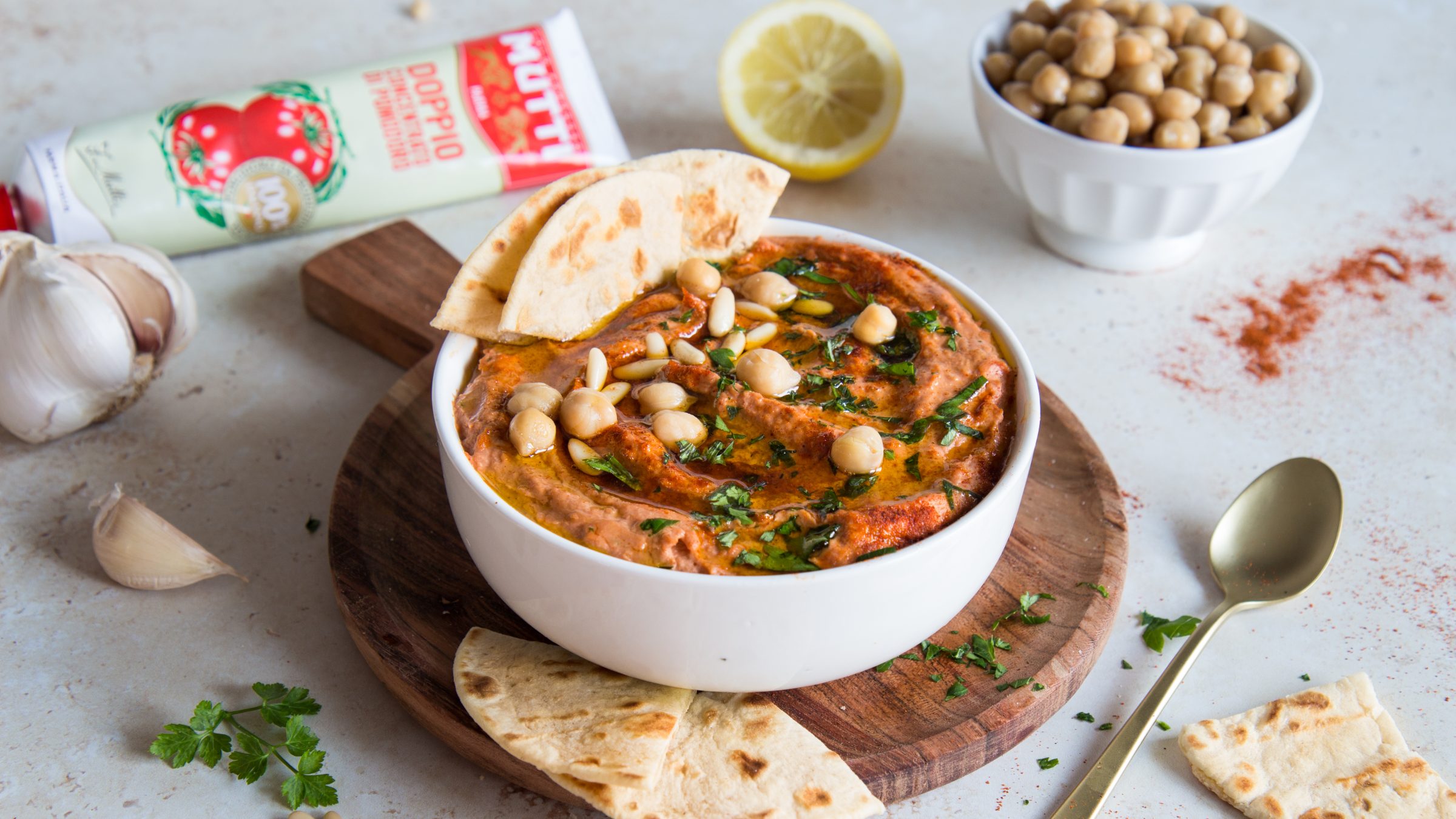 Tomato Hummus Tomato Hummus