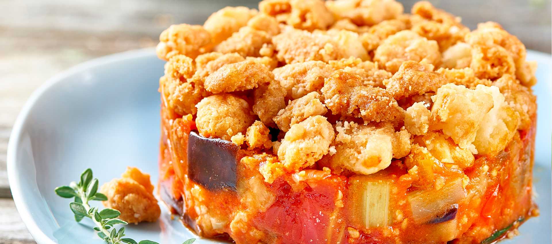 Crumble med grøntsager Crumble med grøntsager