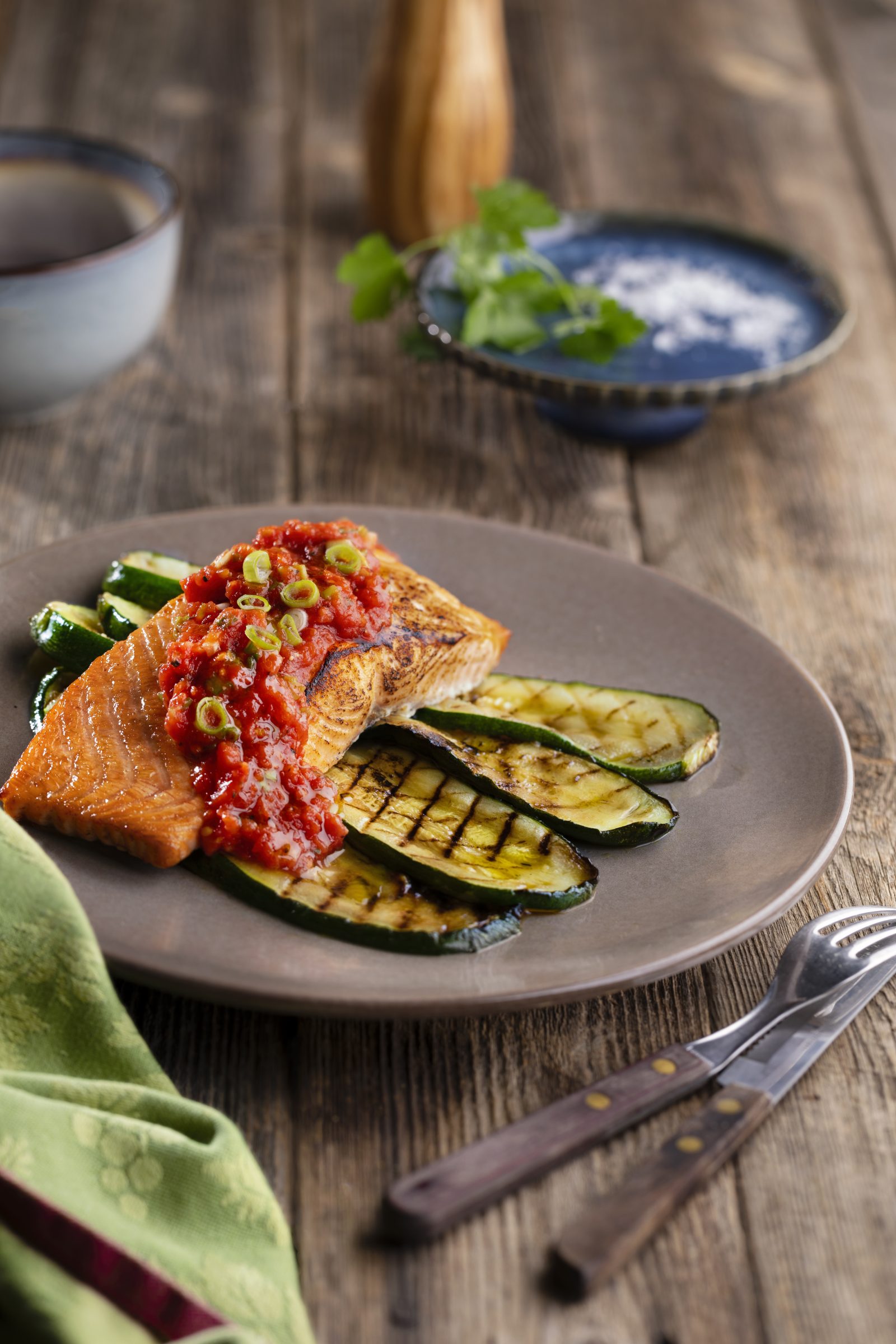 GRILLET LAKS MED COURGETTE GRILLET LAKS MED COURGETTE