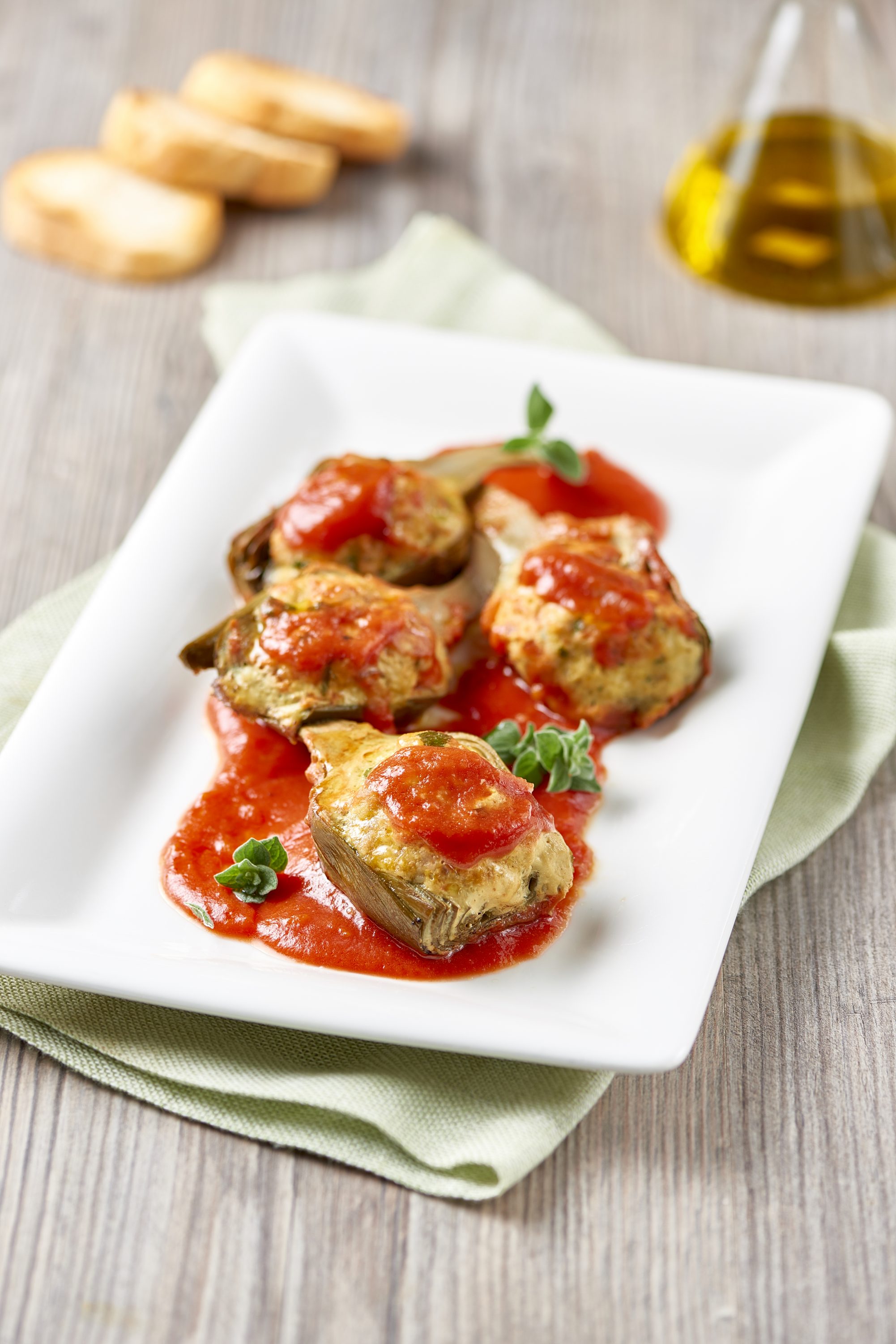 Tomatfyllda kronärtskockor Tomatfyllda kronärtskockor