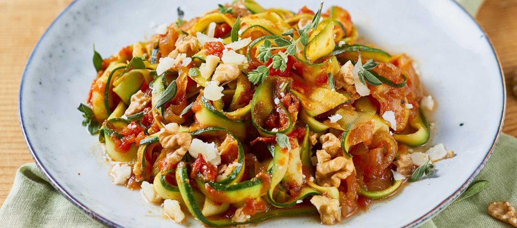 Zucchini-Nudeln Zucchini-Nudeln