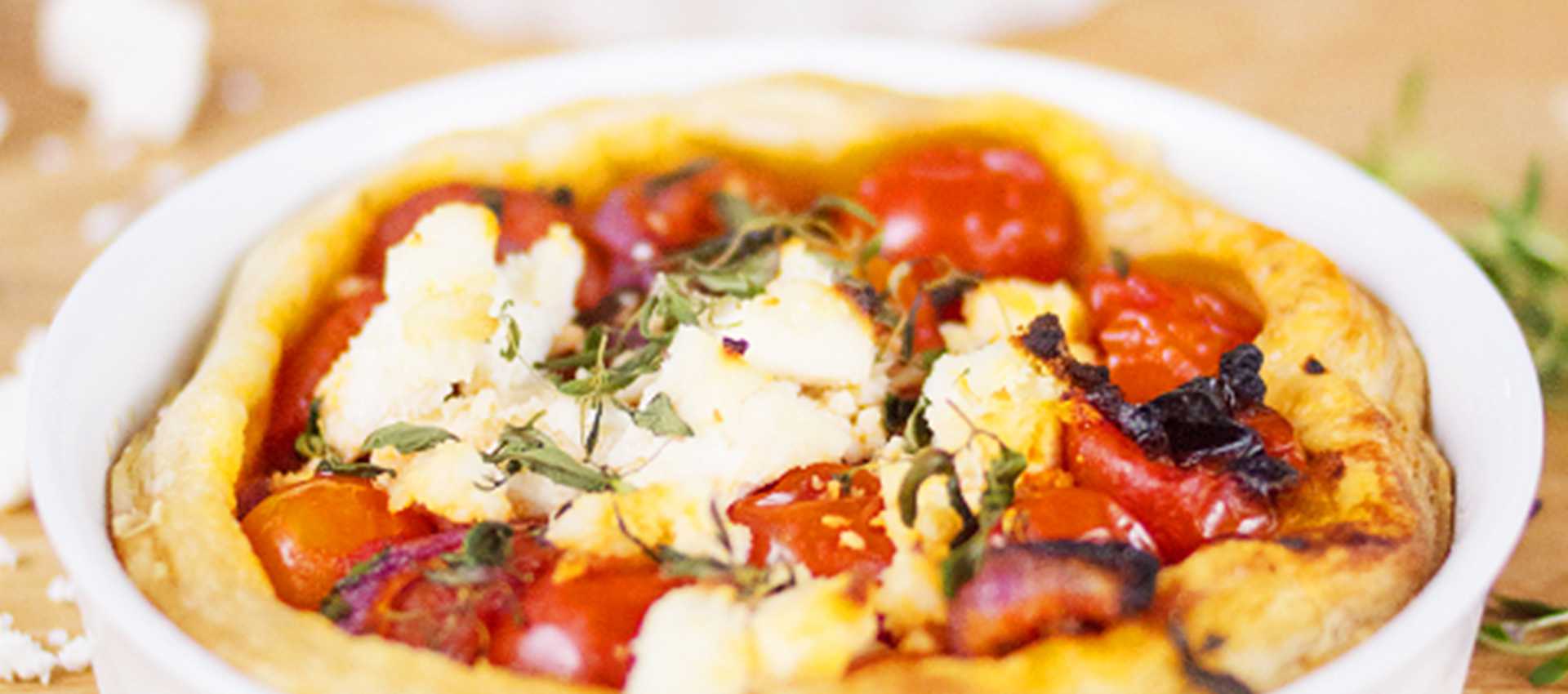 Pastete mit Tomaten und roten Zwiebeln Pastete mit Tomaten und roten Zwiebeln