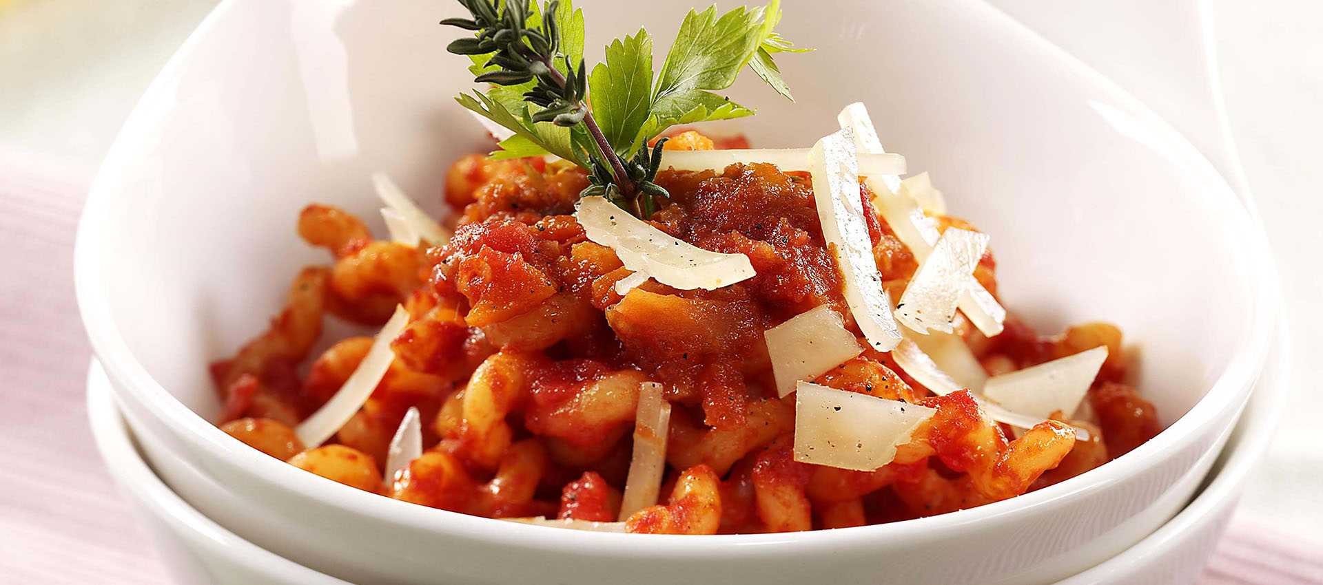 Fusilli mit Sardellen und Käse Fusilli mit Sardellen und Käse