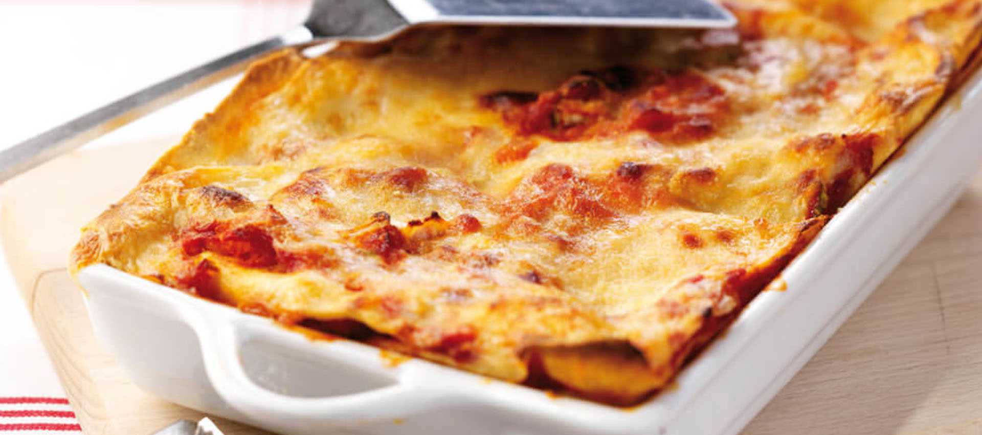 Vegetarische Dinkel-Lasagne Vegetarische Dinkel-Lasagne