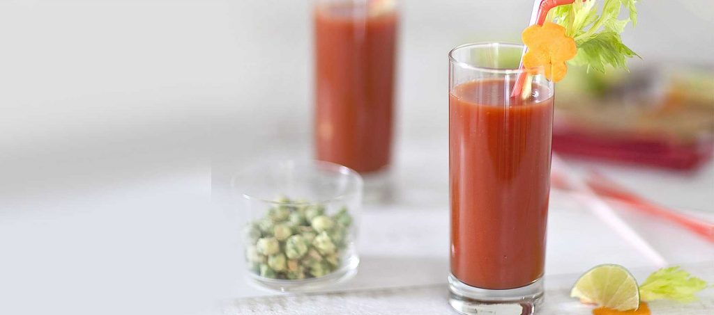 Cocktail de tomates façon Bloody Mary Cocktail de tomates façon Bloody Mary