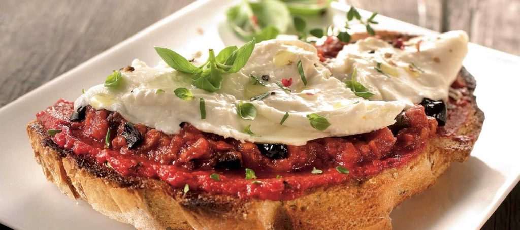 Bruschetta « doppio pomodore » Bruschetta « doppio pomodore »
