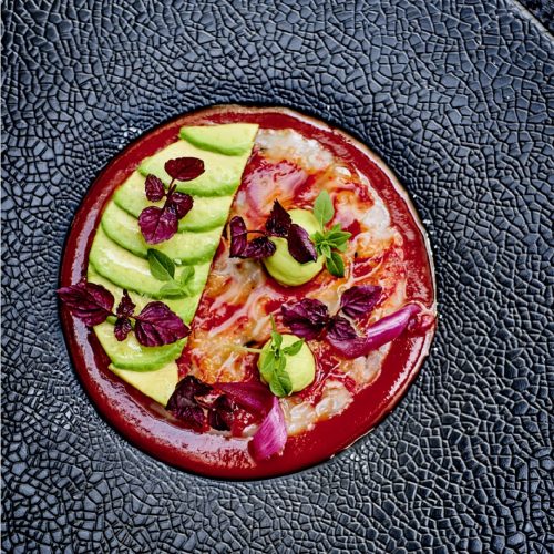 Carpaccio de gambas Carpaccio de gambas