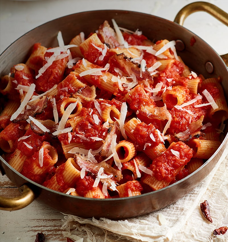 Rigatoni all’amatriciana Mutti France