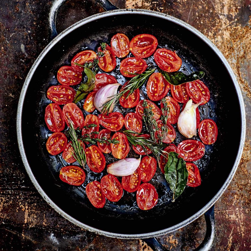 Tomates confites Tomates confites