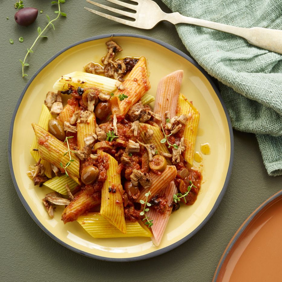 Penne au filet mignon confit Penne au filet mignon confit