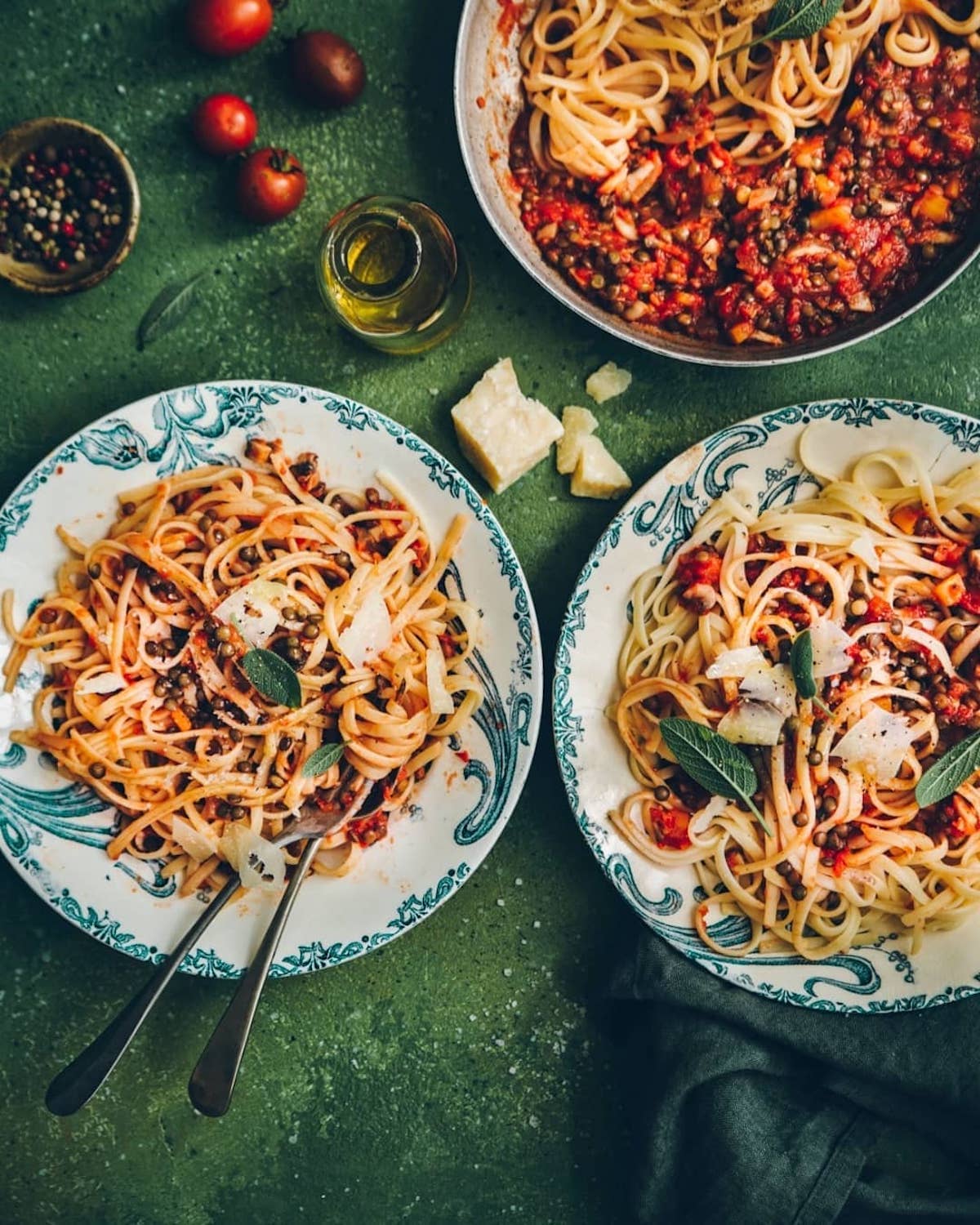 Linguine à la bolognaise veggie Linguine à la bolognaise veggie