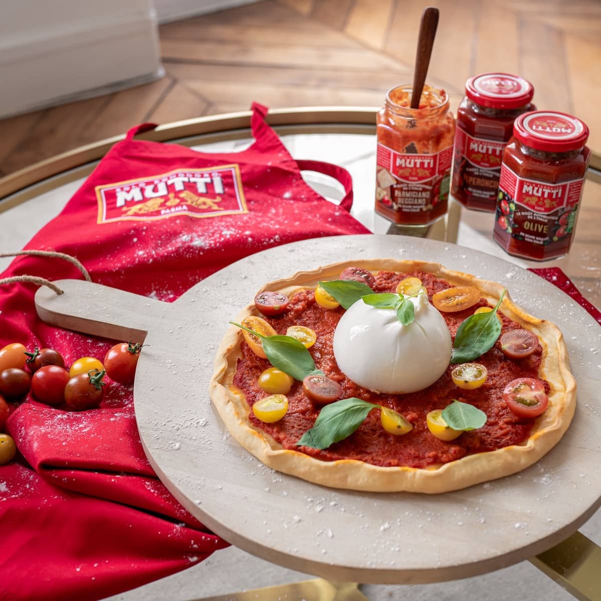 Pizza à la burrata Pizza à la burrata
