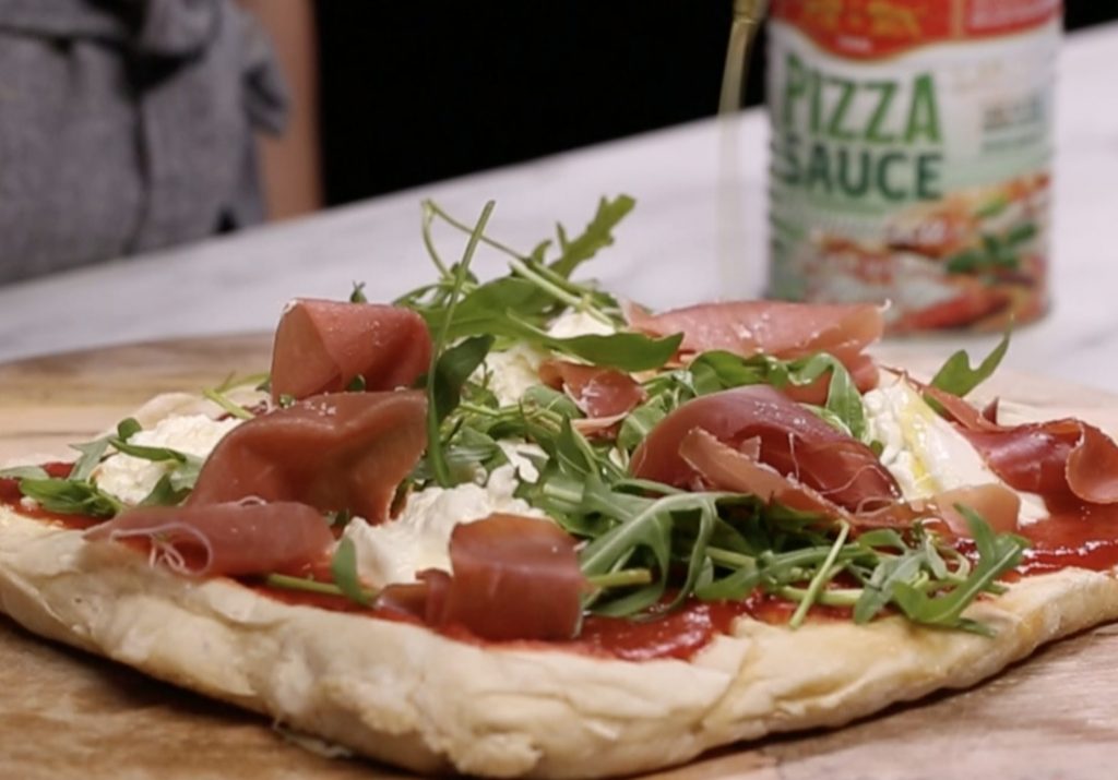 Pizza à la poêle (au grill) Pizza à la poêle (au grill)