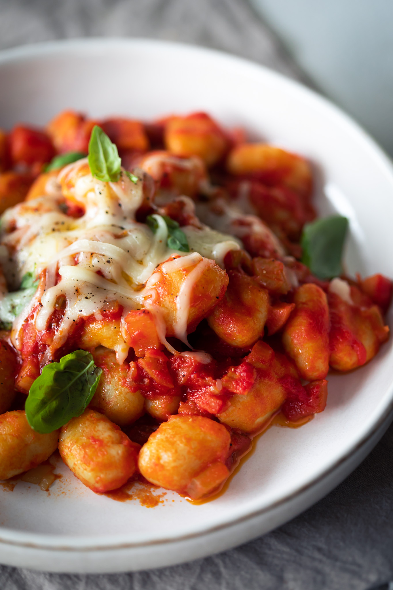 Potato dumplings with soffritto Potato dumplings with soffritto