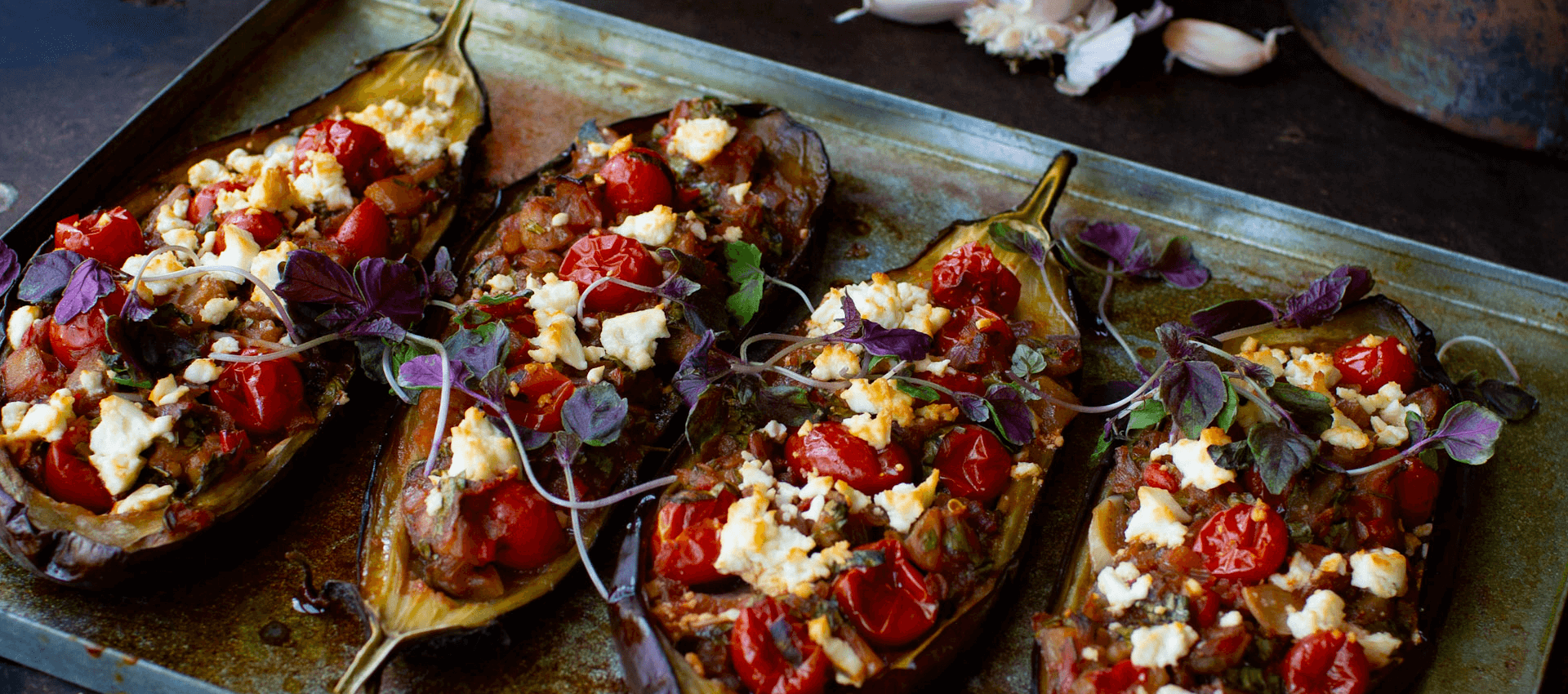 Melitzanes Papoutsakia (Eggplant Slippers) Melitzanes Papoutsakia (Eggplant Slippers)