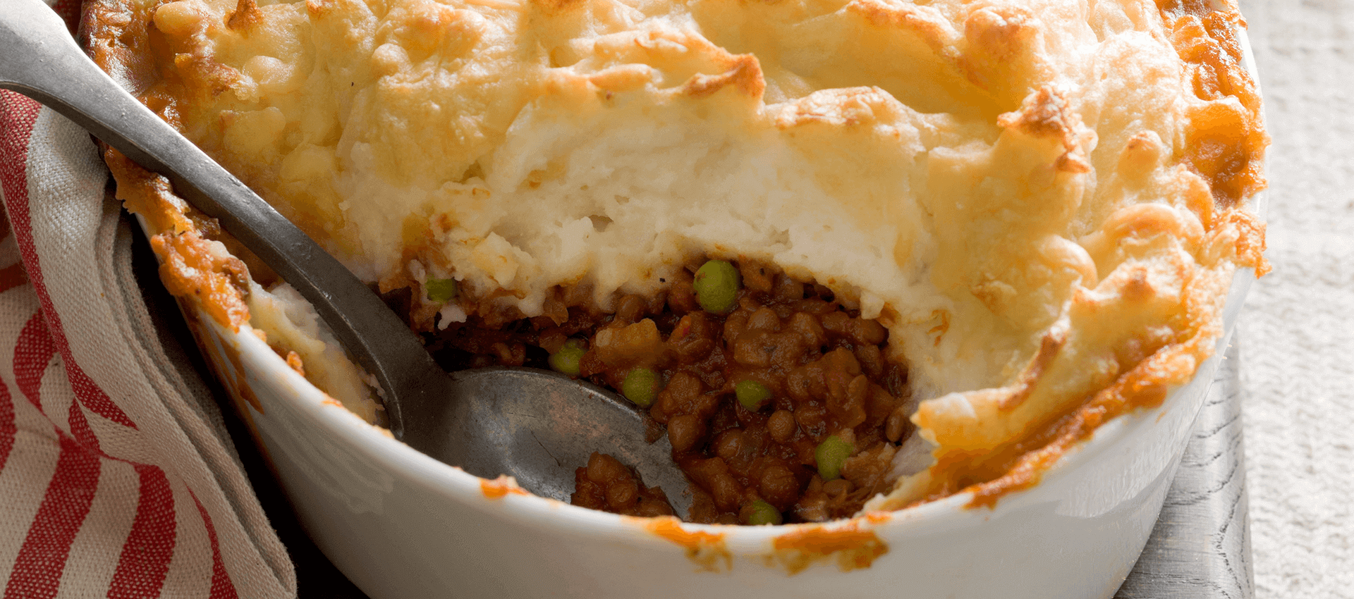Lentil cottage pie Lentil cottage pie
