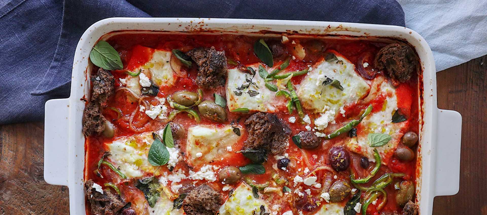 Cod with Tomatoes and Oregano Cod with Tomatoes and Oregano