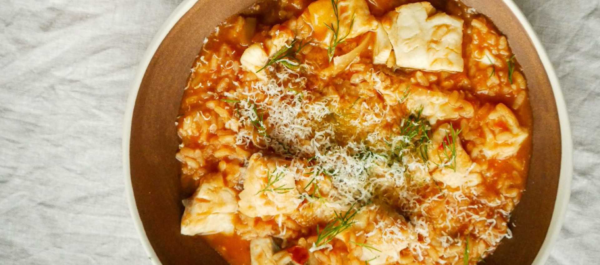 Fish risotto with tomato and fennel Fish risotto with tomato and fennel