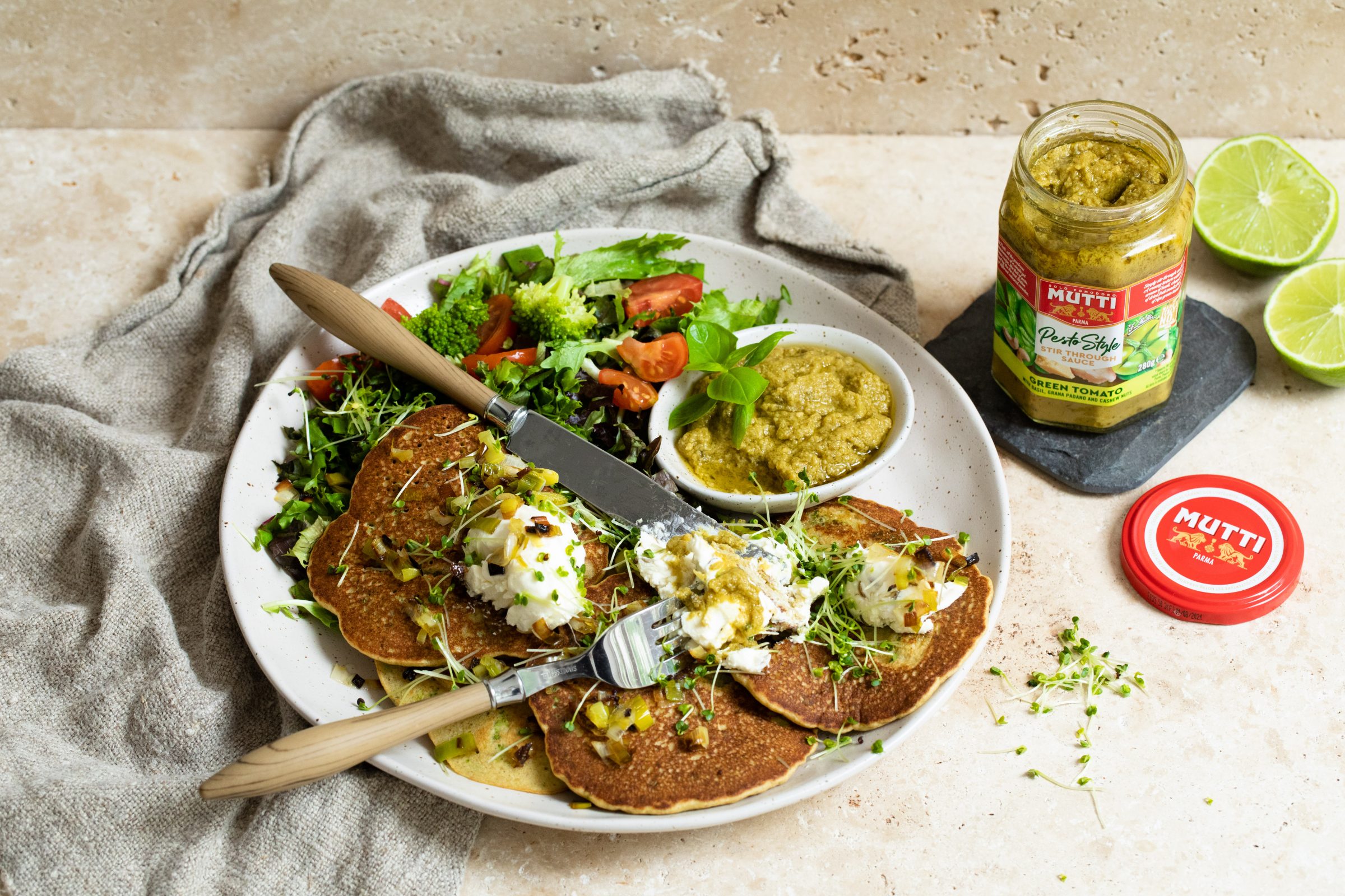 Groene pancakes Groene pancakes