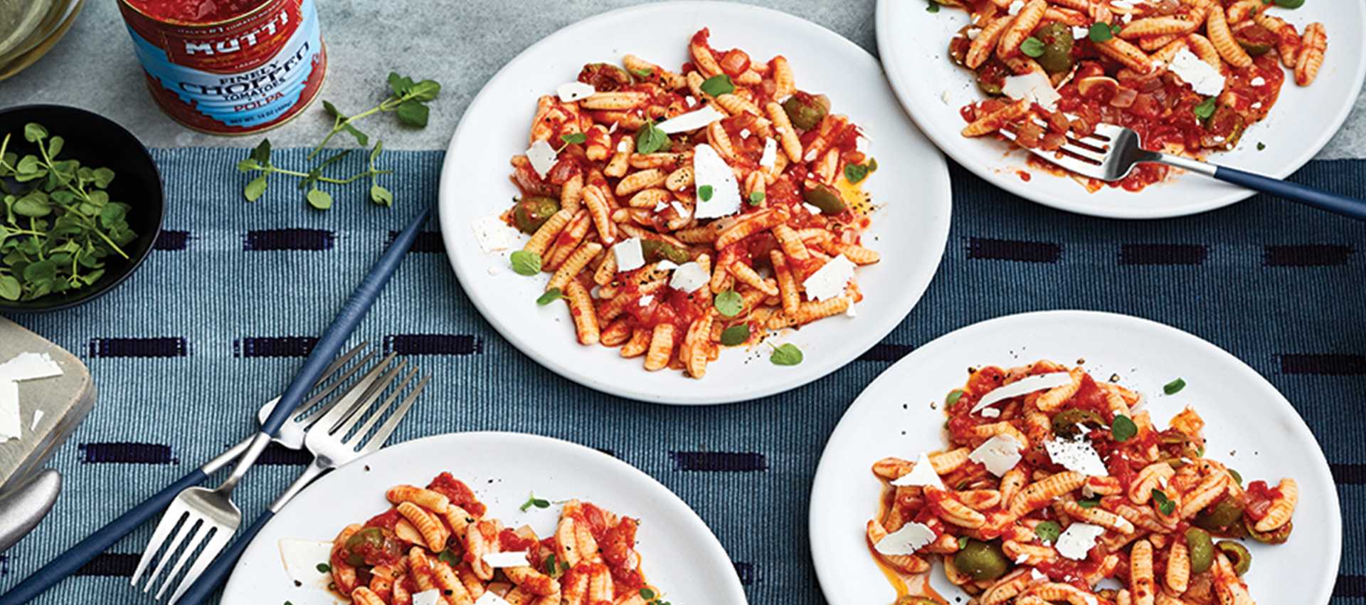 Sardinian Pasta with Olives and Ricotta Salata Sardinian Pasta with Olives and Ricotta Salata
