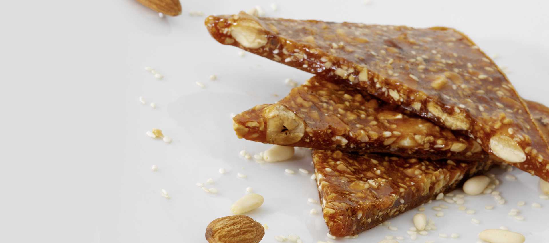 Crunchy nougat with double concentrated tomato paste Crunchy nougat with double concentrated tomato paste