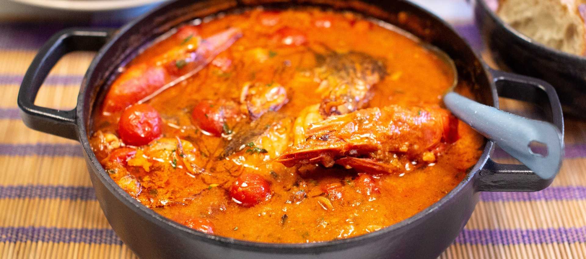 Calderta de pescado menorquin inspired fish stew Calderta de pescado menorquin inspired fish stew